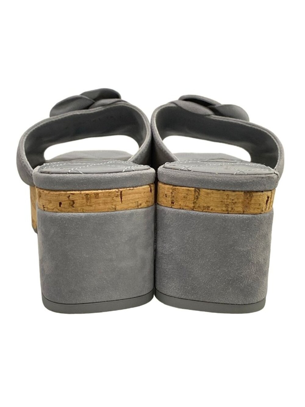 Chanel Sandals Light Gray Camellia - Picture 6 of 12